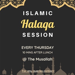 Secondary Boys: Thursday Halaqa Sessions