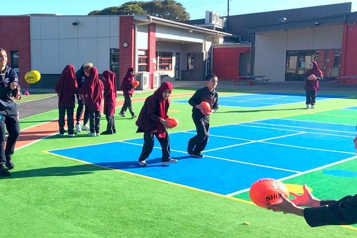 Visit from Carlton AFWL Players