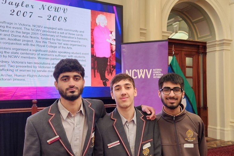 NCWV Showcases Student Perspectives at Parliament