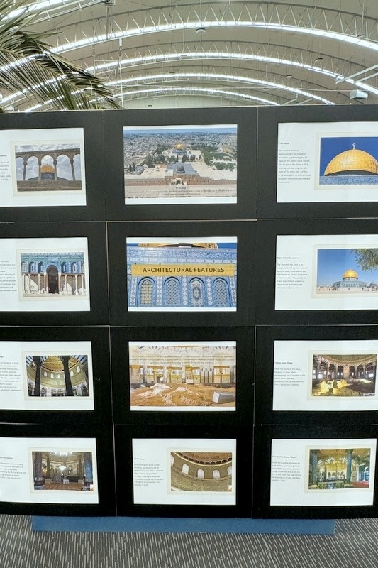 Al-Aqsa exhibition tour at Al-Taqwa College