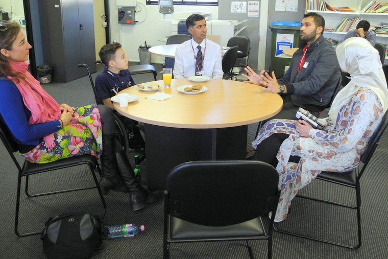 Special Guests visiting latest Secondary Assembly