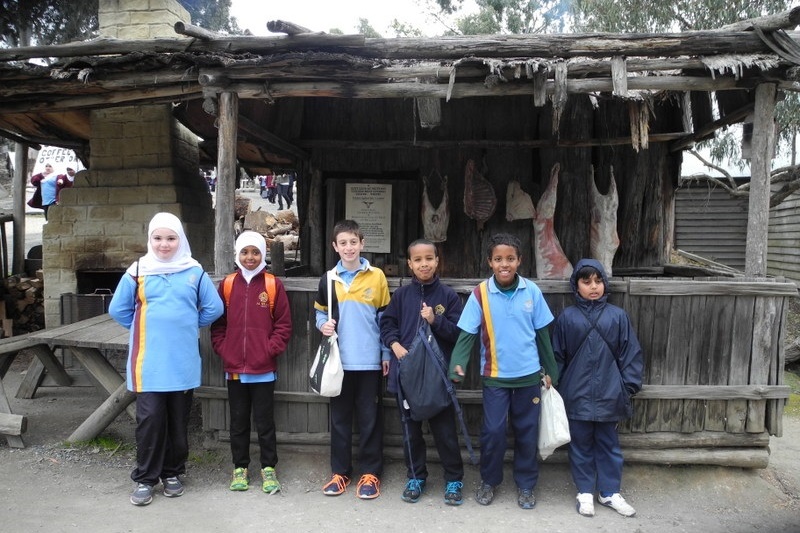 Year 3 students visiting Sovereign Hill