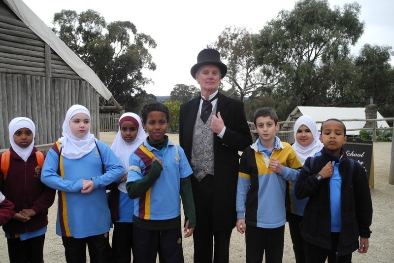 Year 3 students visiting Sovereign Hill