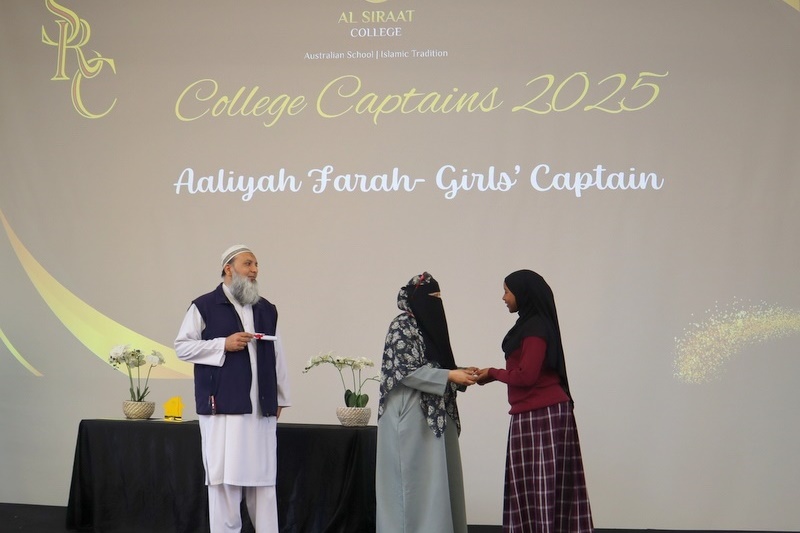 Announcement of 2025 College Captains