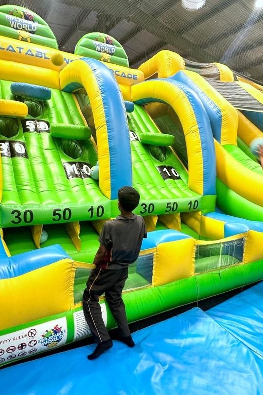 Inflatable World Reward for Top Achievers