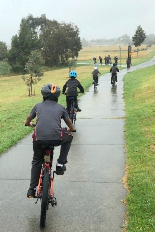 Year 5B2 Darebin Creek Trail Bike Ride