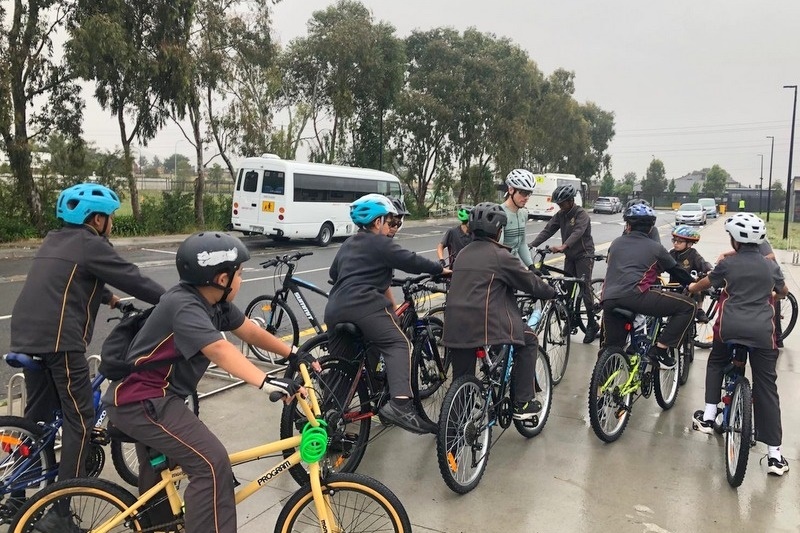 Year 5B2 Darebin Creek Trail Bike Ride