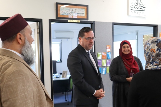 Mayor Aidan McLindon Visits Al Siraat College