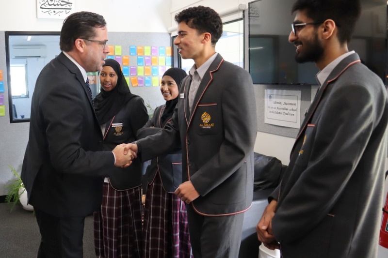 Mayor Aidan McLindon Visits Al Siraat College