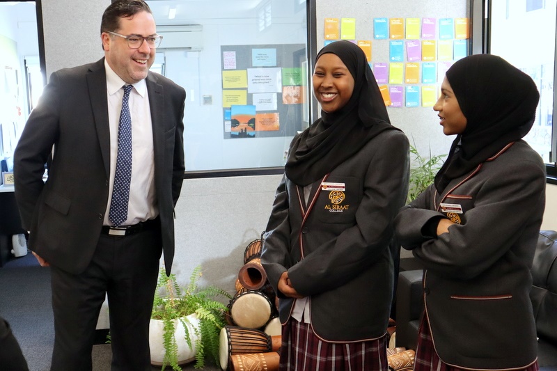 Mayor Aidan McLindon Visits Al Siraat College