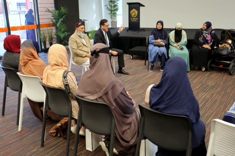 Mayor Aidan McLindon Visits Al Siraat College