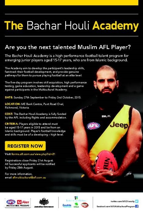 Bachar Houli Academy Multicultural Program 2015