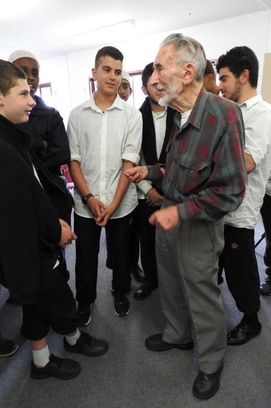 Lest we forget: WW2 veteran visiting  ASC