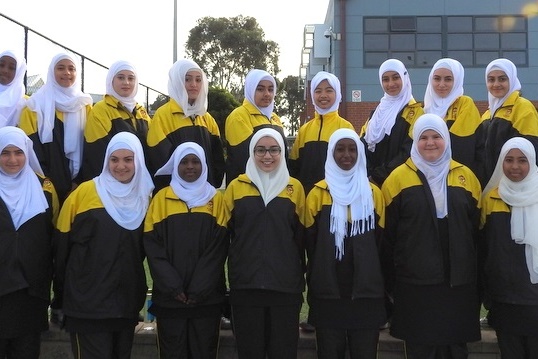 Senior Girls Hockey Match against St. Monicas