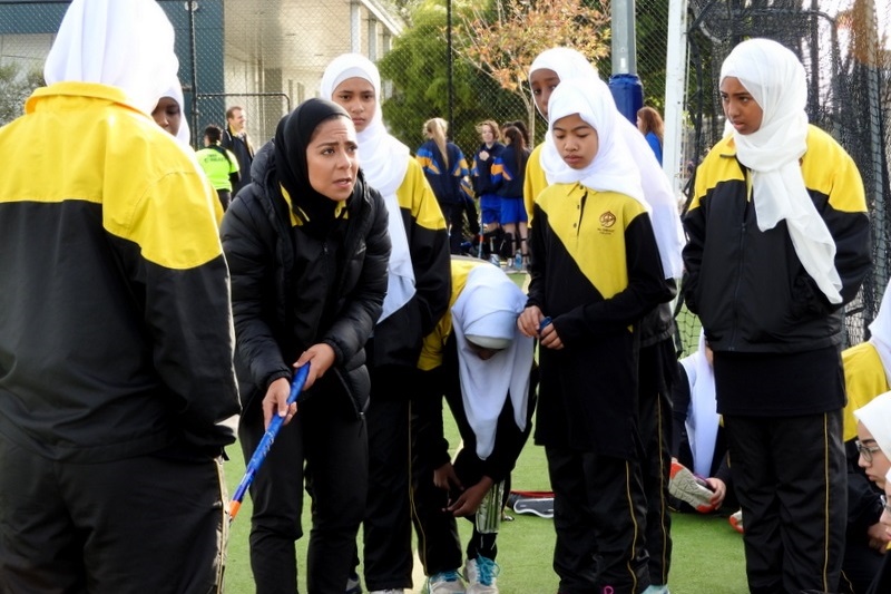 Senior Girls Hockey Match against St. Monicas