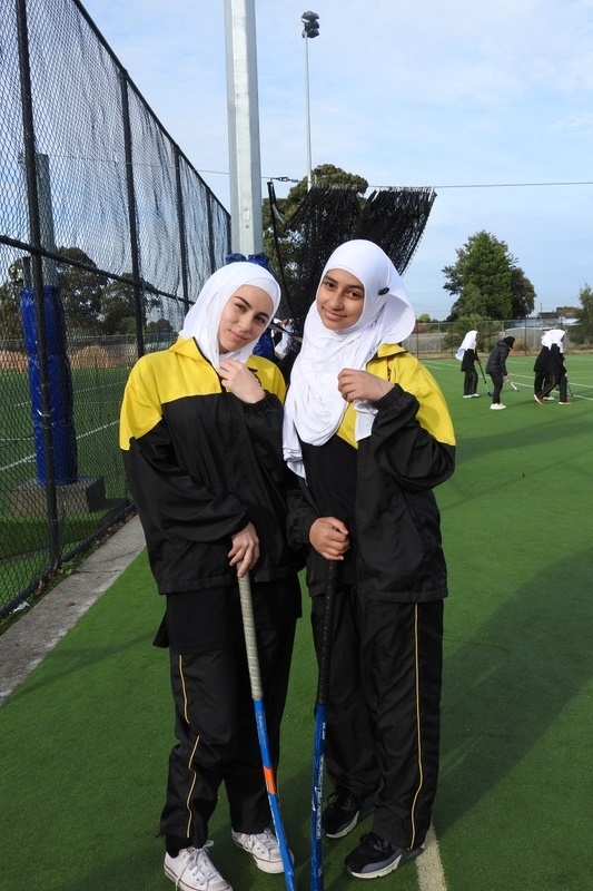 Senior Girls Hockey Match against St. Monicas