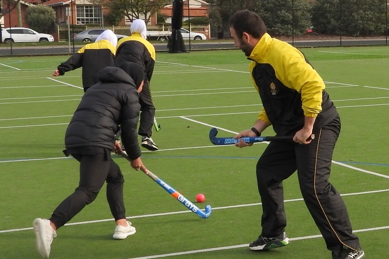 Senior Girls Hockey Match against St. Monicas