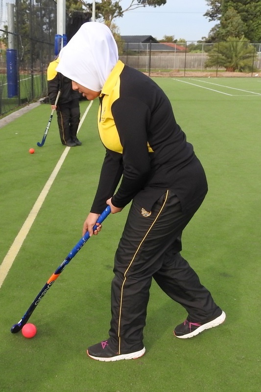 Senior Girls Hockey Match against St. Monicas