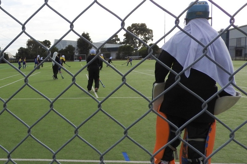 Senior Girls Hockey Match against St. Monicas