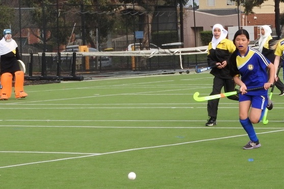 Senior Girls Hockey Match against St. Monicas