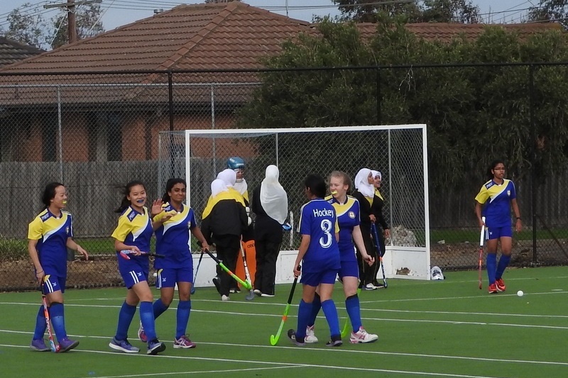 Senior Girls Hockey Match against St. Monicas