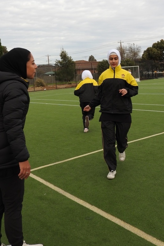 Senior Girls Hockey Match against St. Monicas