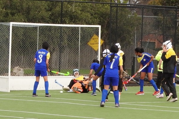 Senior Girls Hockey Match against St. Monica's