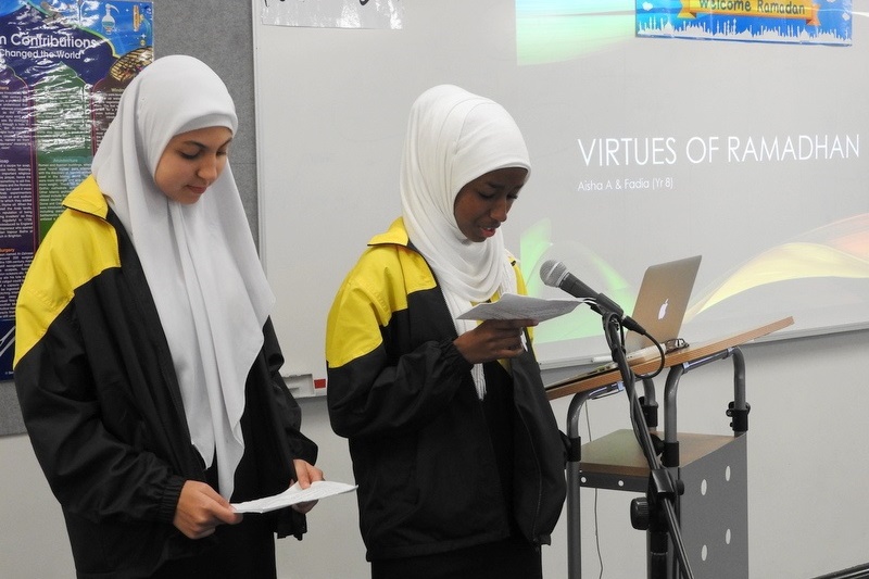 Senior Girls Welcome Ramadan Assembly