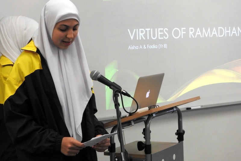 Senior Girls Welcome Ramadan Assembly