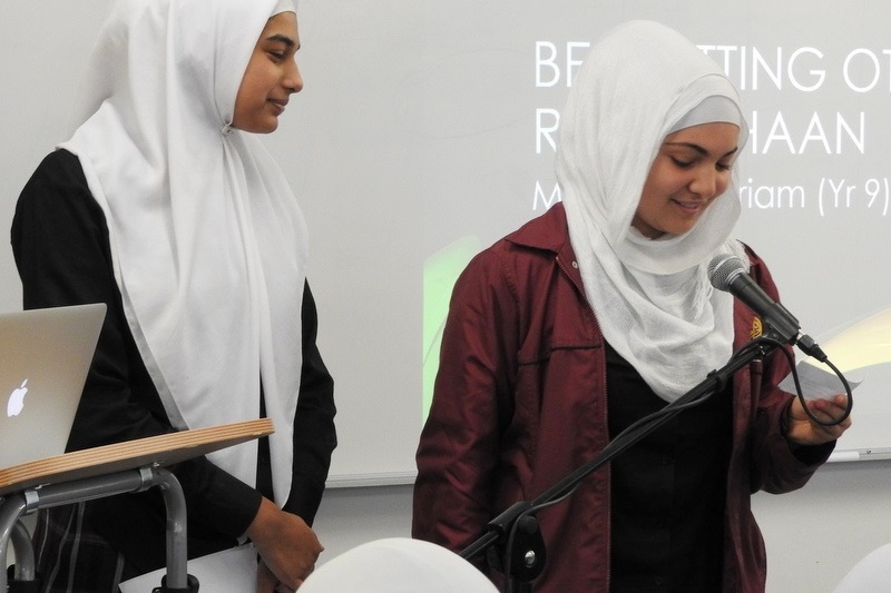 Senior Girls Welcome Ramadan Assembly