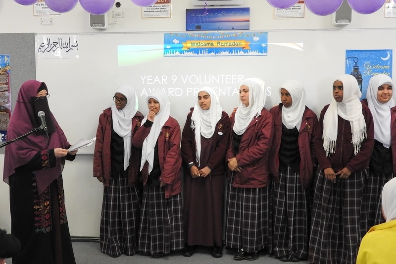 Senior Girls Welcome Ramadan Assembly