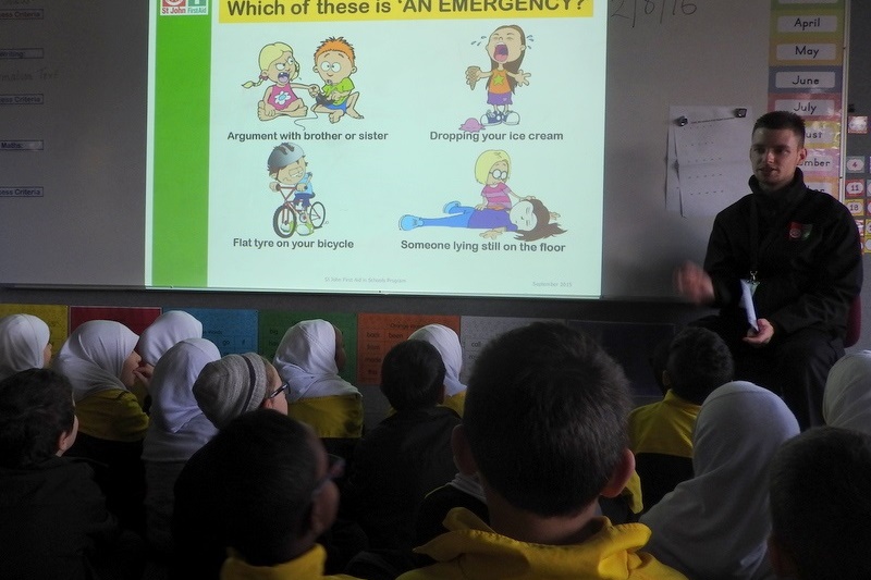 First Aid Training for Primary Students