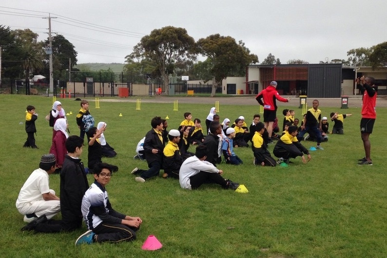 Cricket Clinic Program at Al Siraat