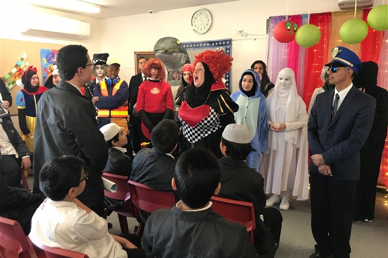 Secondary Book Character Parade Assembly