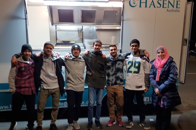 Senior SRCs Feeding the Homeless