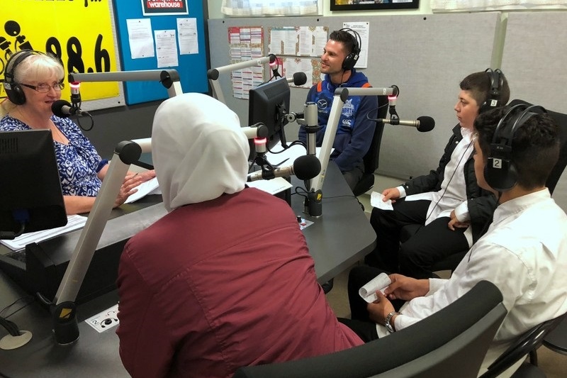 Students Interviewed on Live Radio