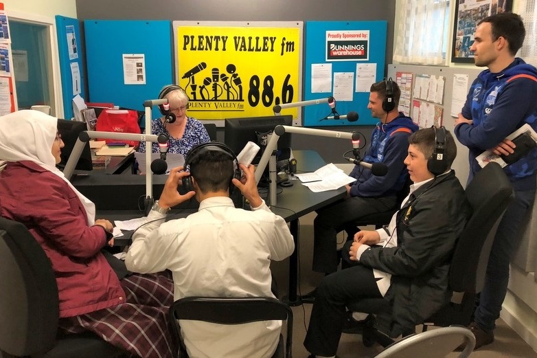 Students Interviewed on Live Radio