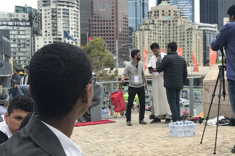 Special Jummah Prayer at Federation Square