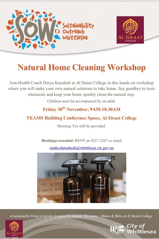 PES: Natural Home Cleaning Workshop