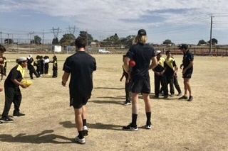 AFL Carlton Players Visit