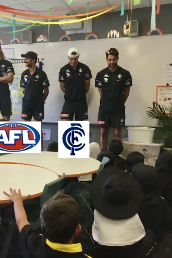 AFL Carlton Players Visit