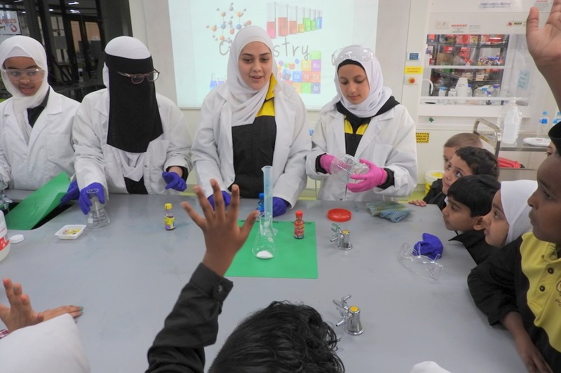 Students Celebrating Science Week