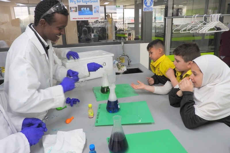 Students Celebrating Science Week