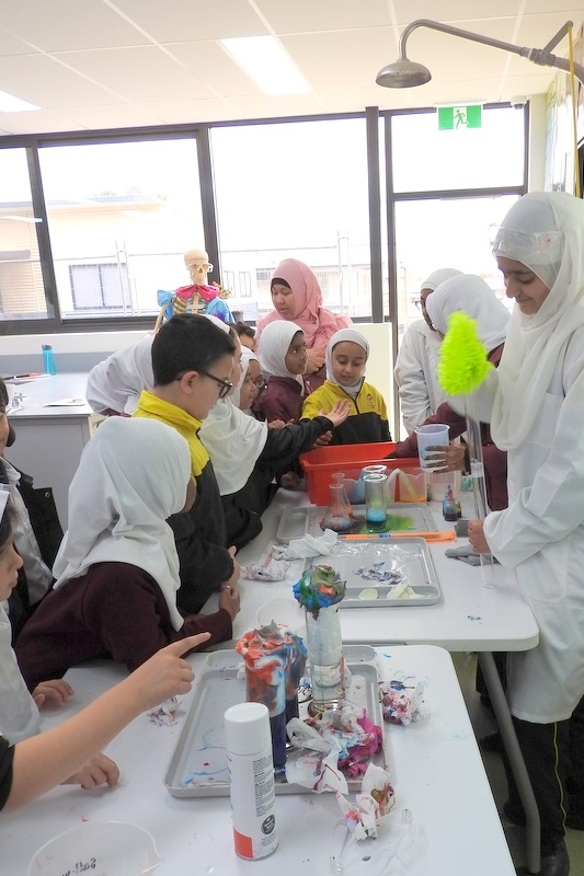 Students Celebrating Science Week