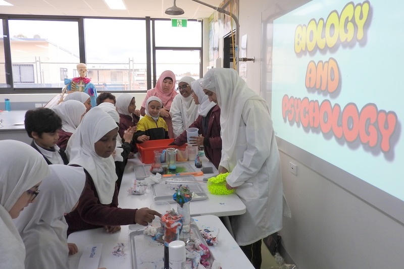 Students Celebrating Science Week