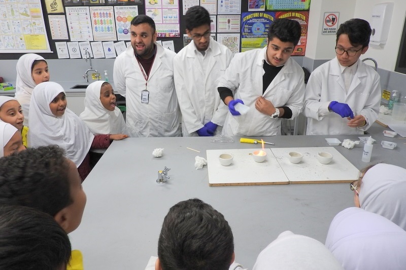 Students Celebrating Science Week