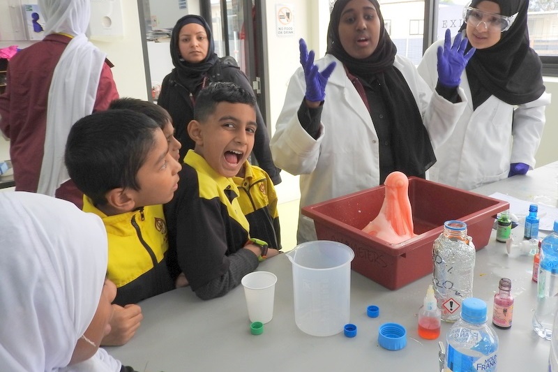 Students Celebrating Science Week