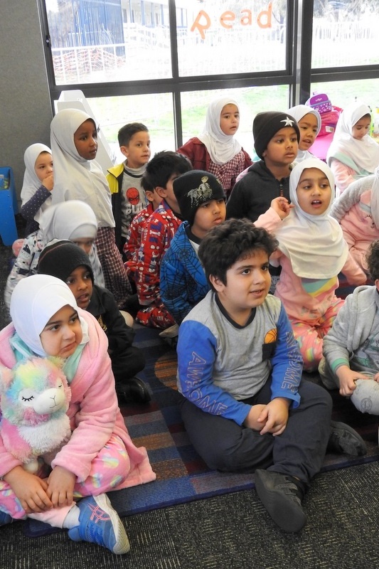 Reading Competition on Pyjama Day