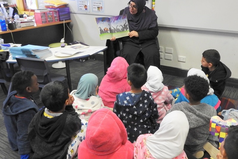 Reading Competition on Pyjama Day