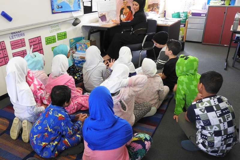 Reading Competition on Pyjama Day